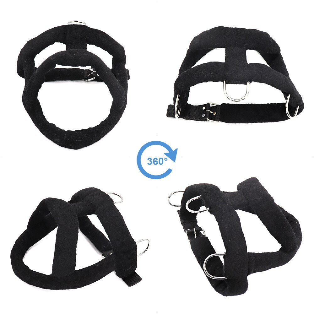 Dog Sled Harness Winter Dog Weight Pulling Harness Sledding for Medium Large Dog Strength Weighting Training Strap Skijoring