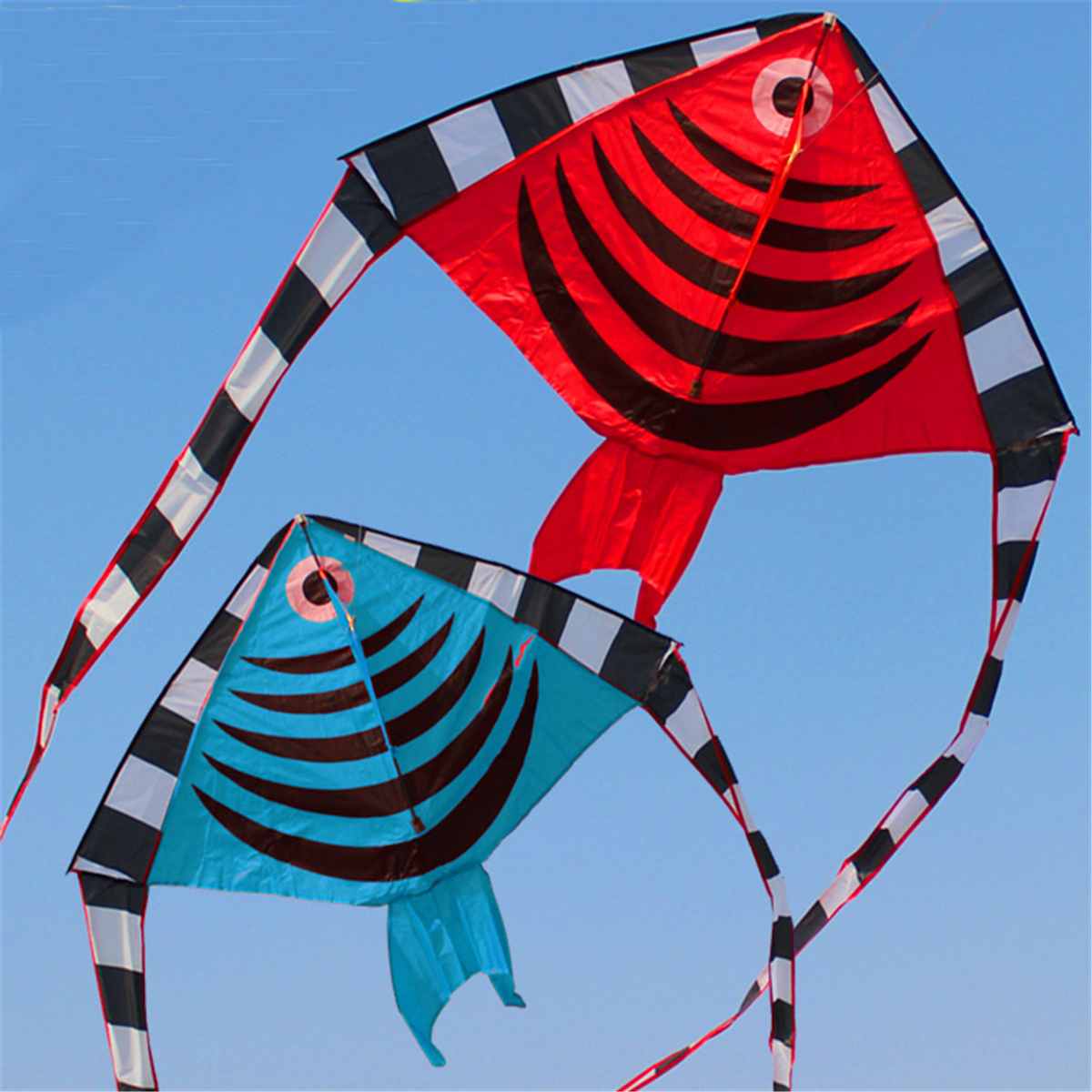120cm søde flyvende drager sluger fisk kite hale sommer udendørs sjovt sport spil børn børn sjovt legetøj flyvende højere kite børn