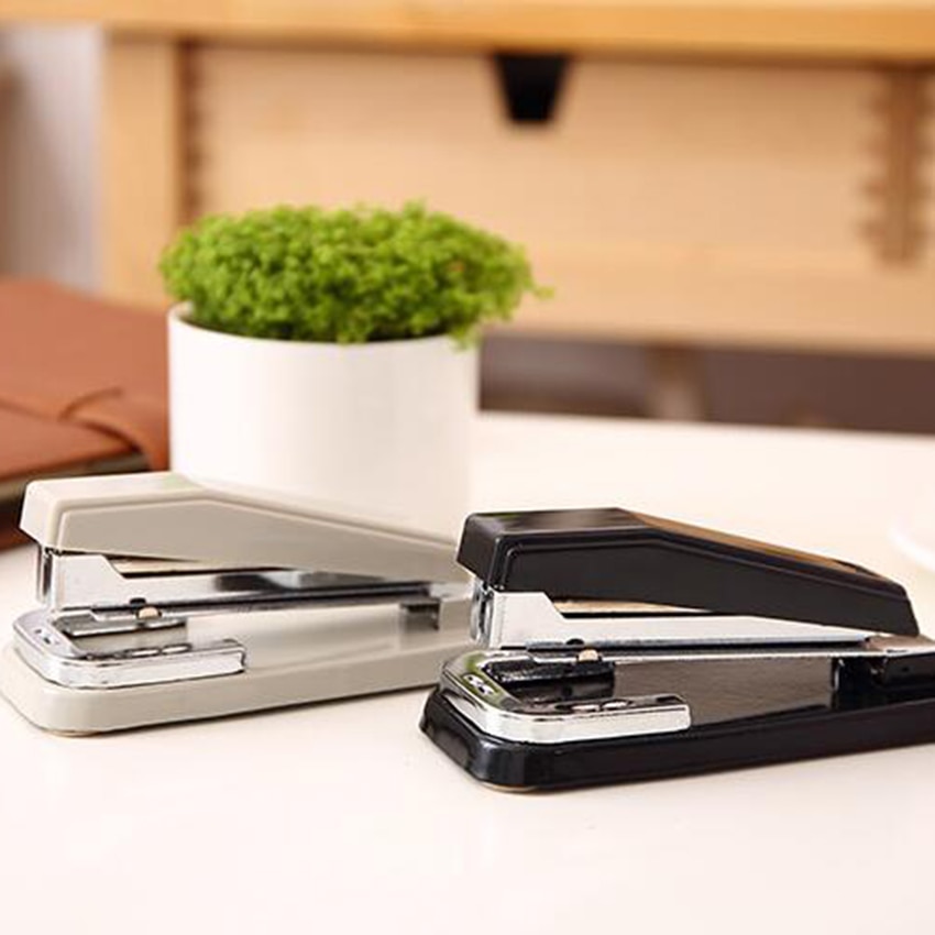 Rotatry type Book stapler 25 Sheets Capacity Middle stapler Manual Metal Stapler Paper Clip Binding Office School Supplies