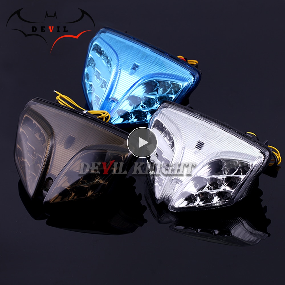 Feu arrière LED intégré pour Suzuki GSXR GSX-R, 600, 750, , , K8, K9, clignotant, accessoires lumineux pour motos, GSX-R, 1000