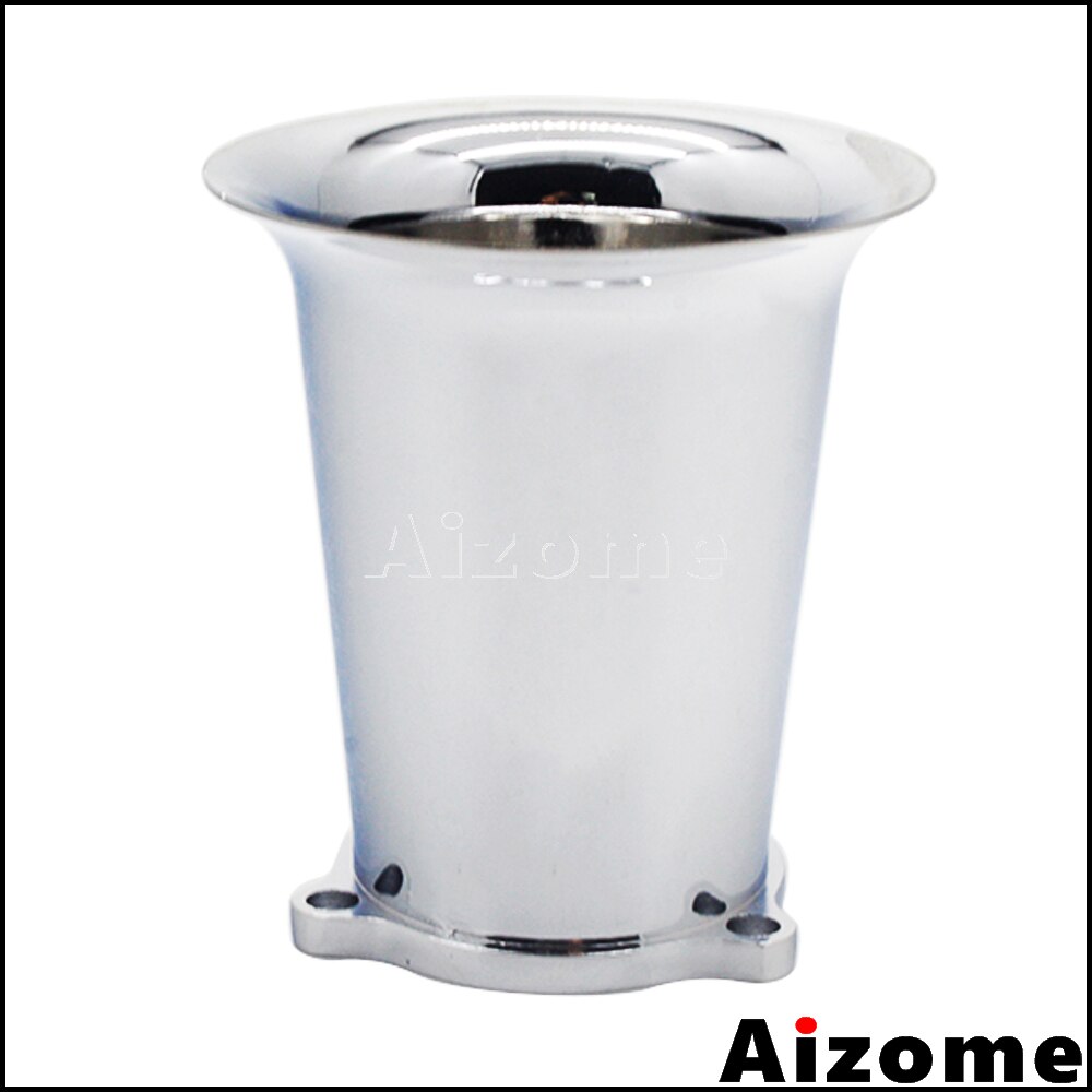 Pila de velocidad de motocicleta de aluminio de 4 pulgadas y 4 pulgadas filtro de aire para carburador Cv copa de cuerno de viento pila de carburador potencia para Harley