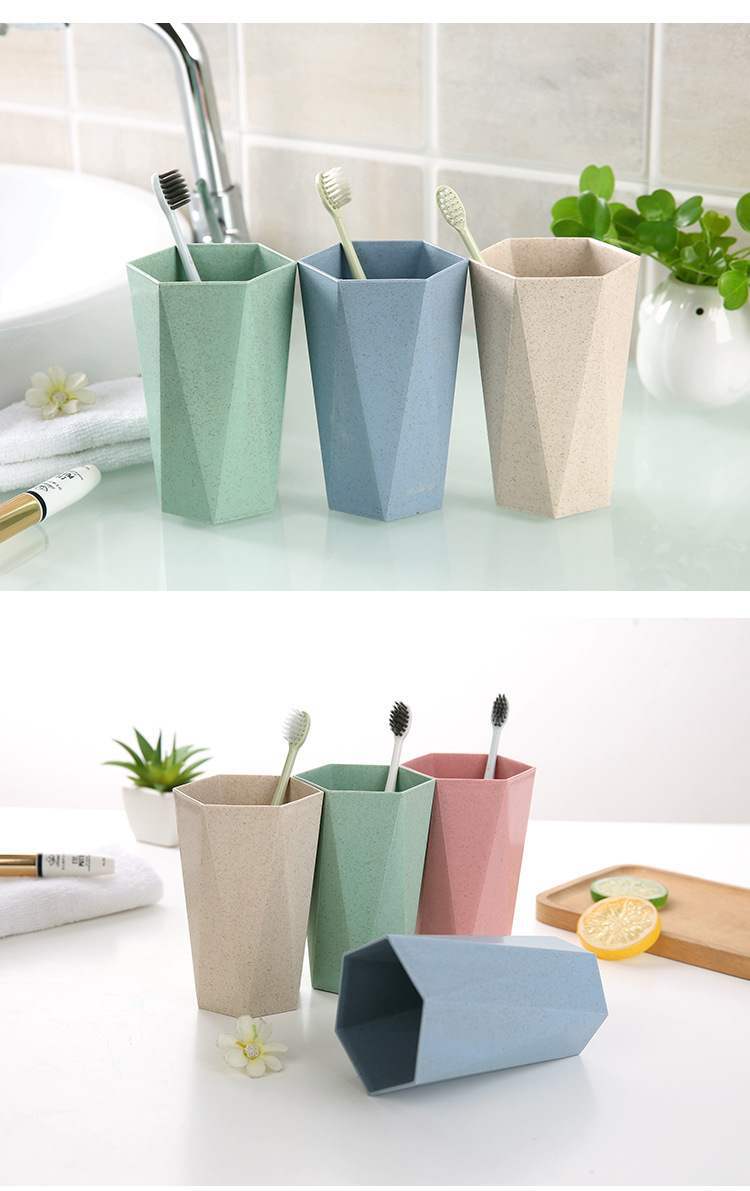 1pc Diamond Cup Toothbrush Cup Mouthwash Cup Household Couple Toothbrush Cup Maixiang Wash Cup