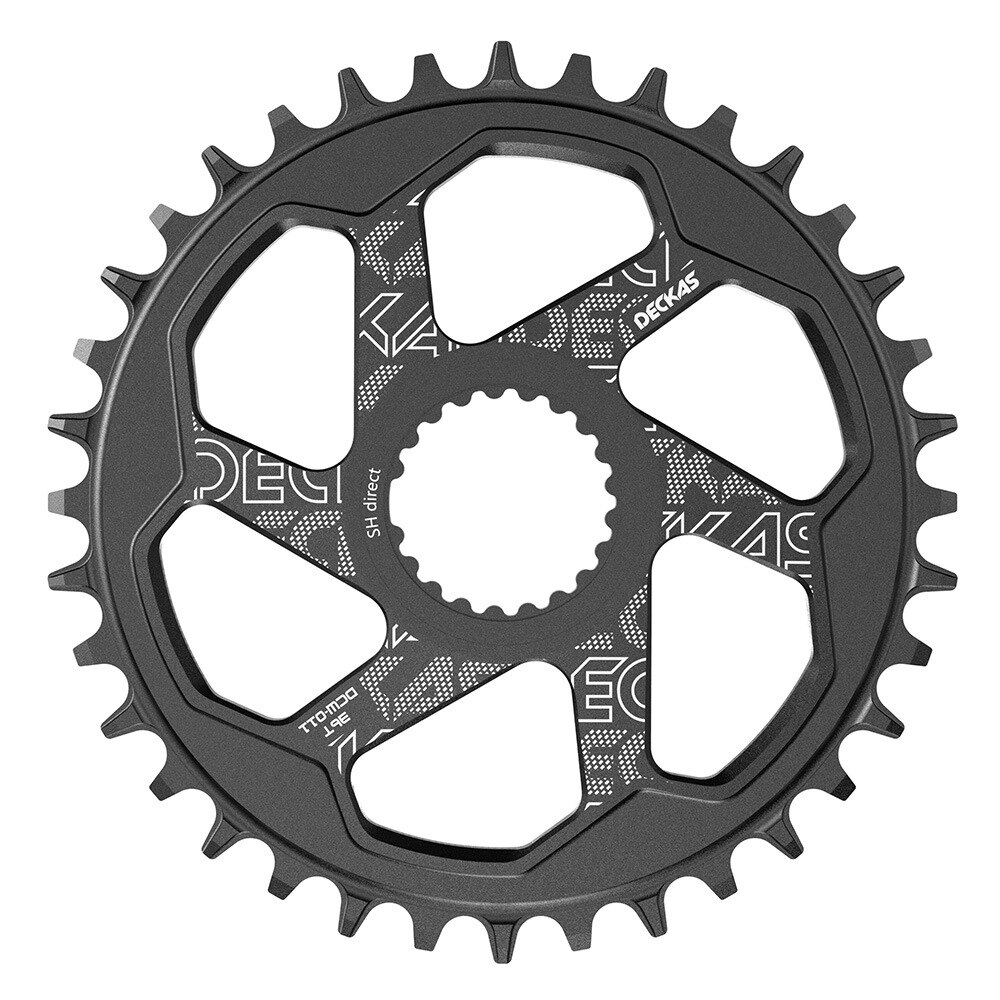 Deckas 1X12s Fiets Kettingblad Mtb Smalle Brede Fiets Kettingwiel Voor Shimano M6100 M7100 M8100 M9100 12Speed Direct Mount Crankstel: SH 36T