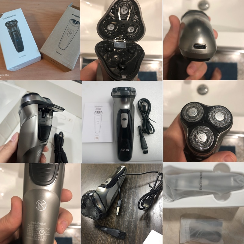 Elektrisk rakapparat för män skägg rakhyvel hårtrimmer för män tvättbar usb uppladdningsbar rakhyvel maskin barbeador