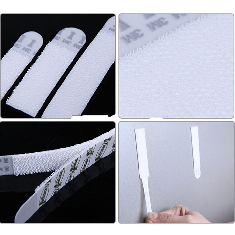 20 pièces 3M commande sans dommages image et cadre suspendus bandes mur autocollant commande crochet valeur Pack