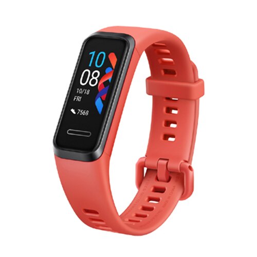 Original Huawei Band 4 Smart Band Bracelet Heart Rate Sleep Monitor USB plug Charge 5ATM Waterproof Smart Watch Long Standby: Orange