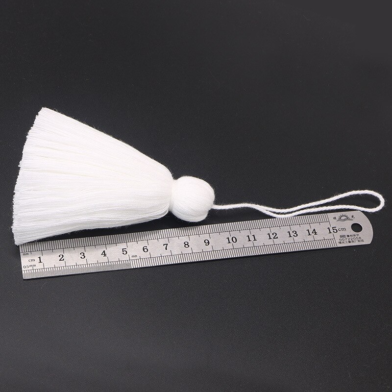 2 unidades de borlas de flecos de tela de algodón supergruesas para el hogar, cortina para el hogar, accesorios decorativos, hechos a mano, artesanía DIY, adorno de borla grande