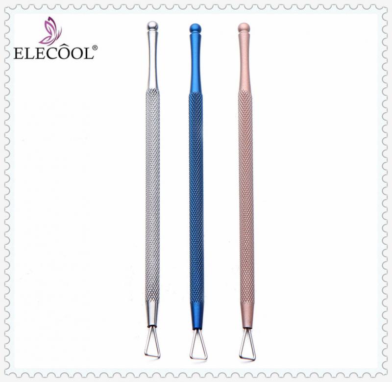 ELECOOL 4/3/1PC Stainless Steel Gel Polish Remover Stick Pusher Dead Skin Removal Cuticle Removal Tool Trimmer Manicure
