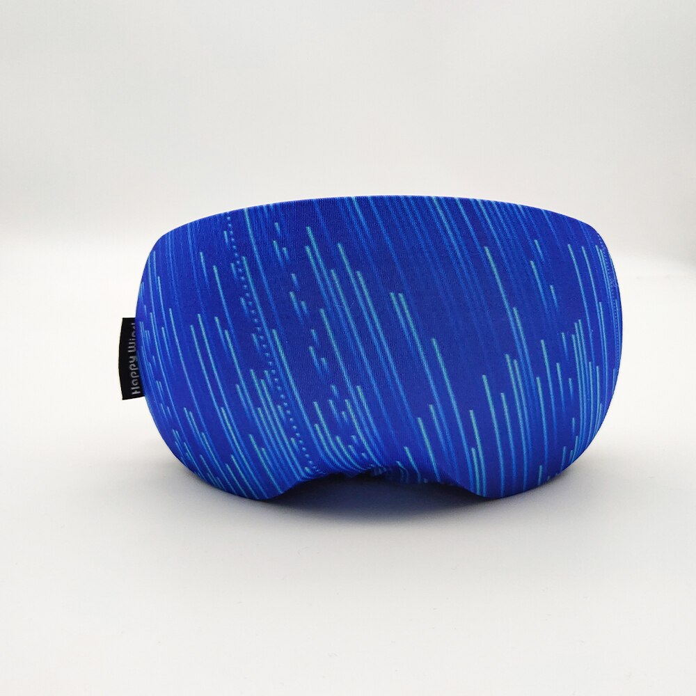 Funda elástica para gafas de esquí, Protector de gafas de snowboard para invierno, deportes al aire libre, fundas para gafas de esquí a prueba de arañazos: Plata