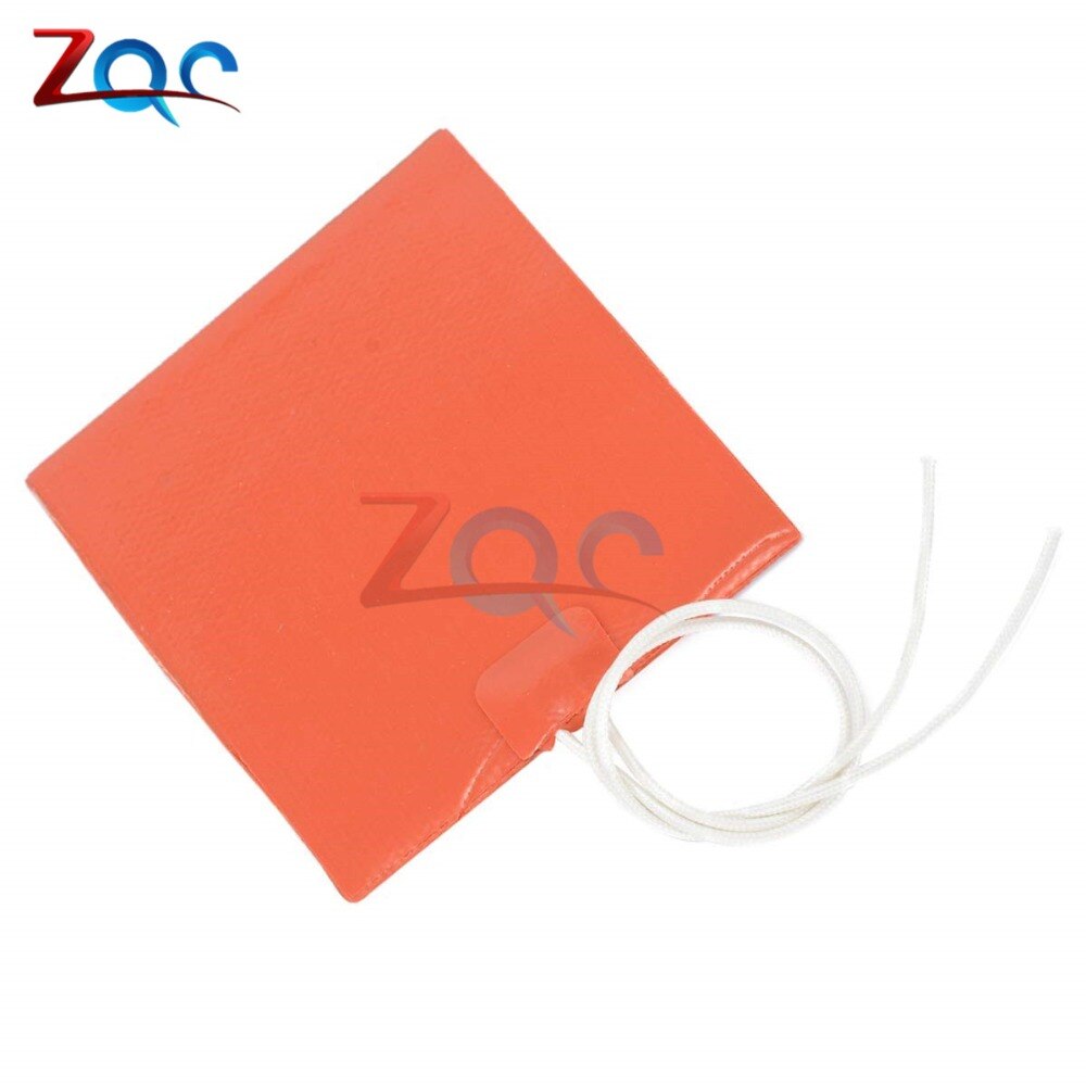 DC 12V 12W Silikon Gummi Heizung Panel Konstante Temperatur Heizung Panel Platte 100*120mm Für Heizung werkzeug