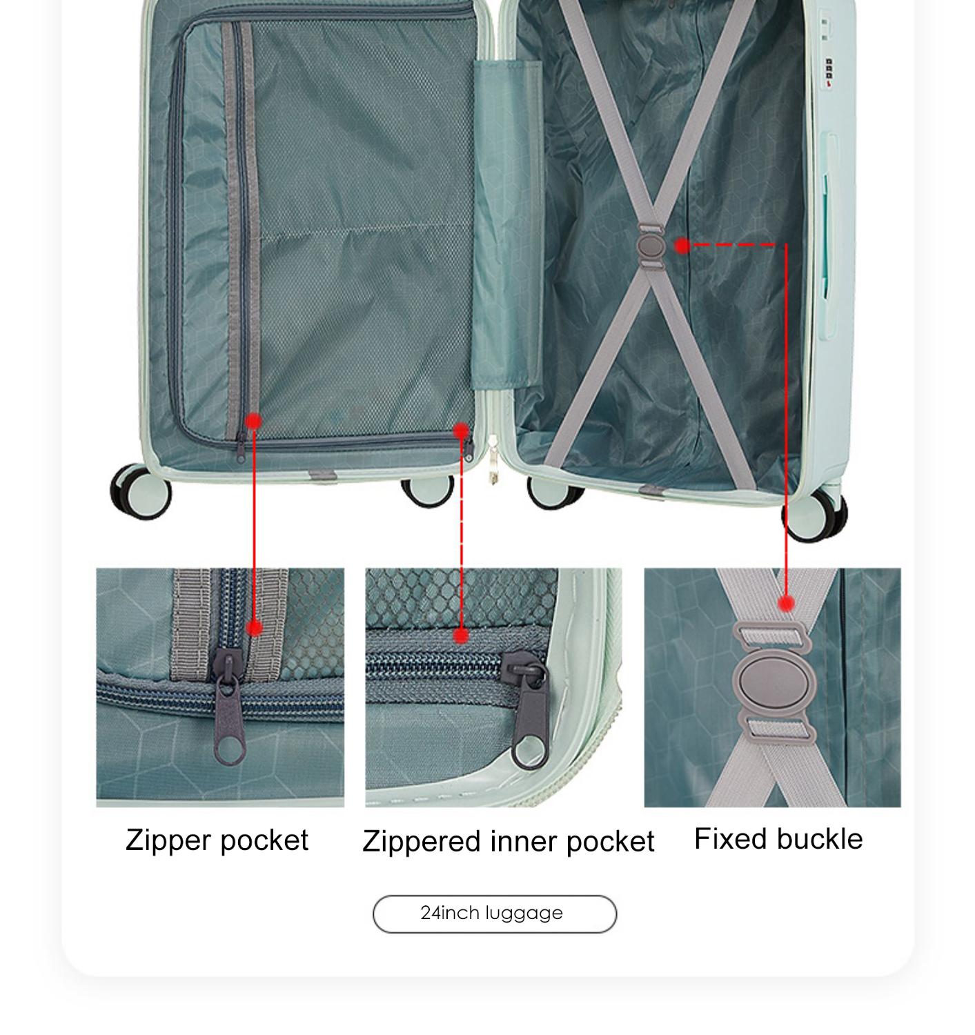 20"Suitcase Rolling Luggage With Travel Suitcase 캐리어 чемодан maletas de viaje trolley 캐리어 Luggage Set Suitcase