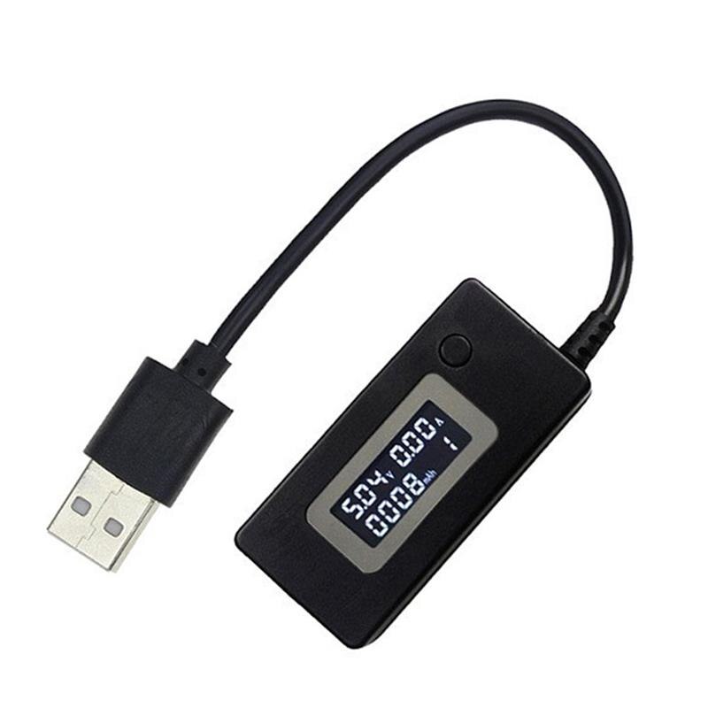 LCD Display USB Voltage/Amps Power Meter Tester Multimeter Test Speed of Chargers Cables Capacity of Power Banks
