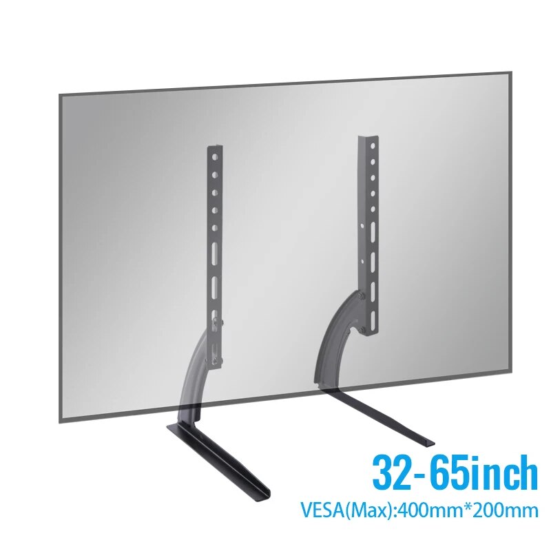 Universele Tv-Standaard Poten Tv-Voeten Voor Lcd/Led/Oled/Plasma-Tv 'S, Tafelblad Tv-Standaard Voetstuk Voor Flat & Curve Scherm