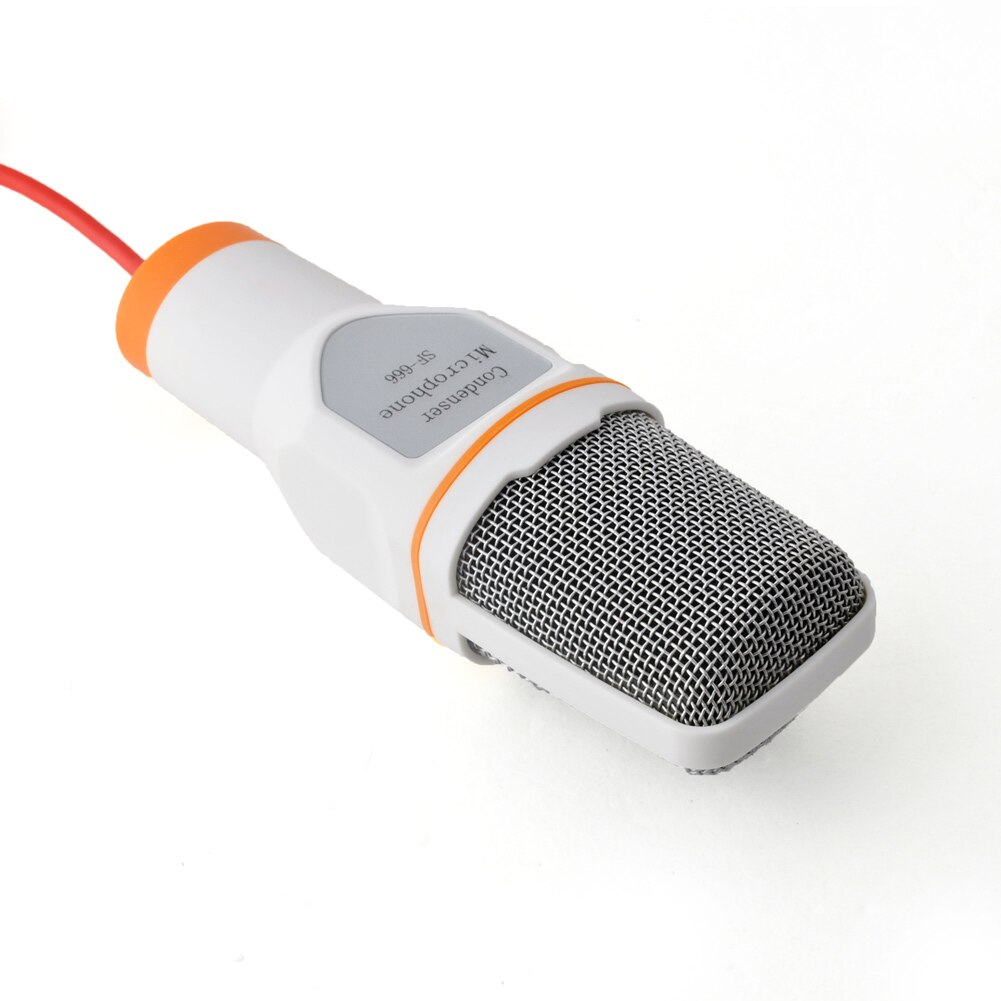 Microphone à condensateur haute sensibilité avec support, pour enregistrement, ordinateur portable, micro unidirectionnel
