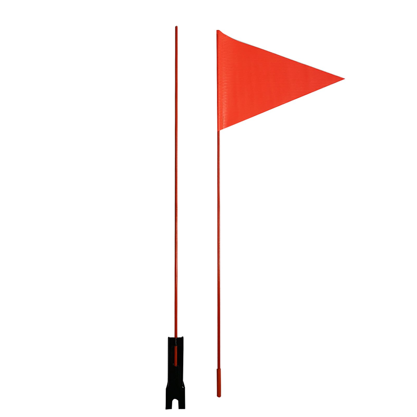 Fiets Veiligheid Vlag Kinderen Fiets Veiligheid Driehoekige Vlag Met Montagebeugel Voor Jongens Meisjes Fietsen: Red
