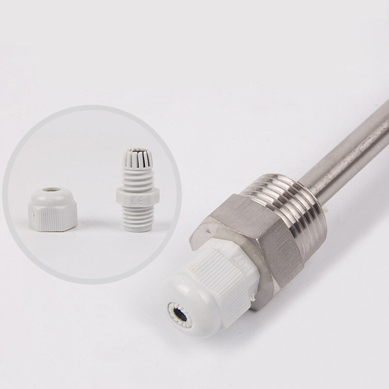 130mm termobrønner, gjenger 1/2 "  (dn15)  rustfritt stål 304 vanntette soltemperatursensor