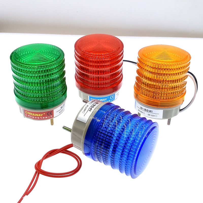Baomain Warning Stack Light 24V DC Industrial Blue LED Signal Tower
