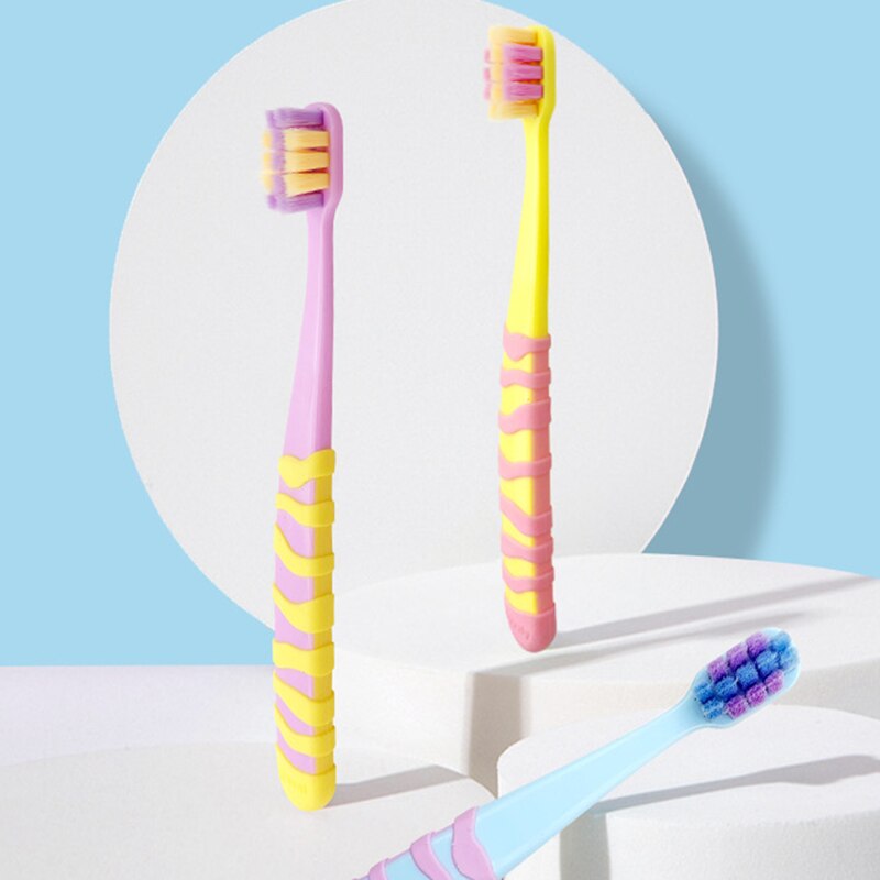 Baby Zachte Theeth Cleaner Tanden Gezondheidszorg Kids Kleurrijke Vierkante Siliconen Tandenborstel Training Voor 2-12Y Kinderen Borstel Items