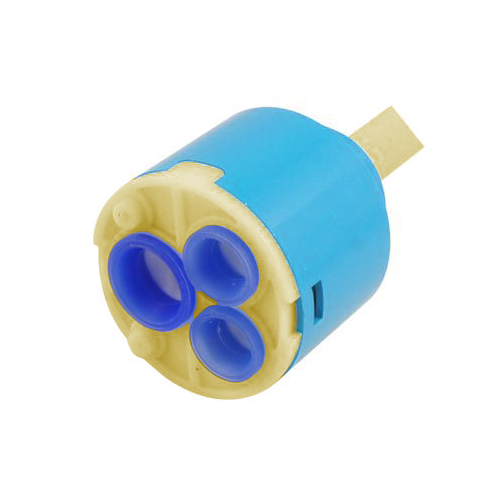 ! Home Blue Plastic Ceramic Water Tap Faucet Cartridge Valve 61g