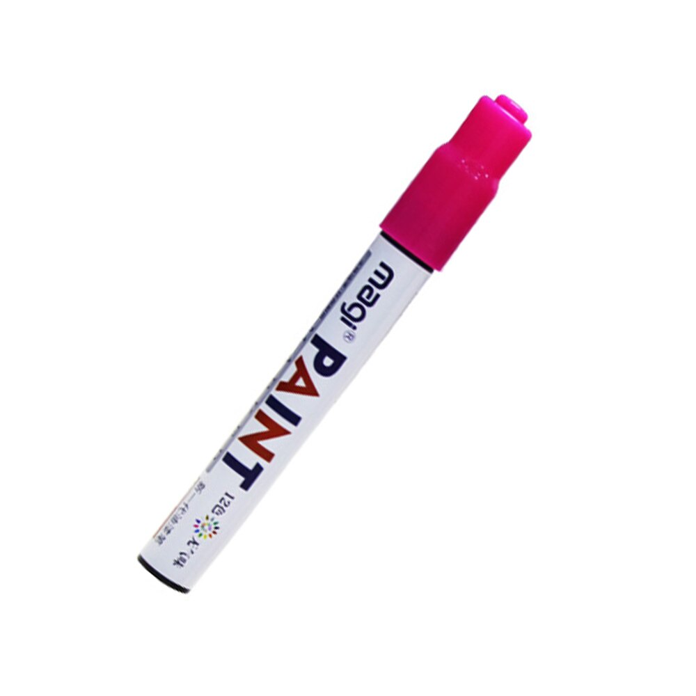Umitive 1pcs Verf Marker Kan Niet Veeg De Band Touch Up Pen Album Graffiti DIY Wit Marker Pen: rose red