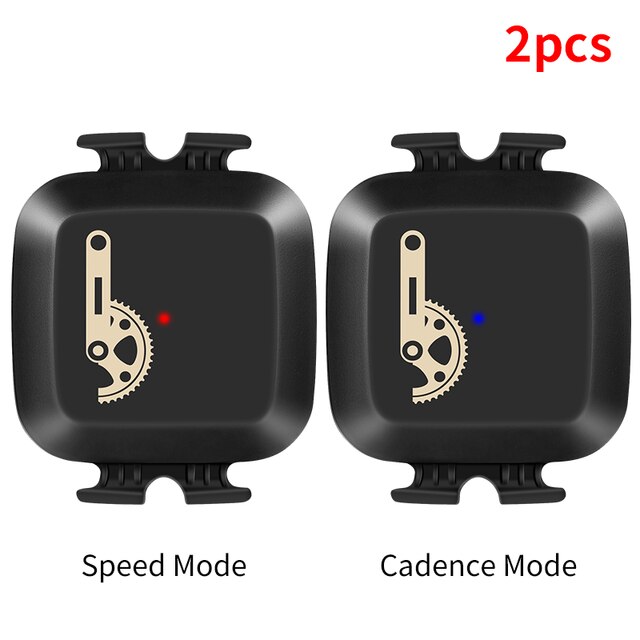 Coospo BK467 Snelheid/Cadanssensor Bluetooth Ant + Waterdicht Weg Fiets Rpm Sensor Voor Wahoo Garmin Gps Fietscomputer: 2pcs BK467