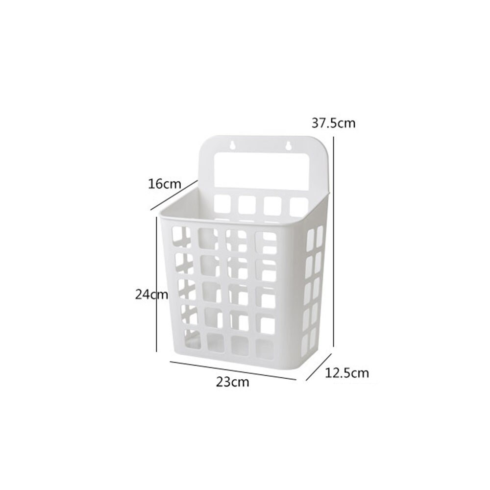 1pc vegghengte kurver husholdning stor skittentøyskurv oppbevaringsholder liten vegghengt kurv
