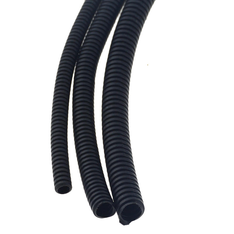 Tubo corrugado para automóvil de 1M, 6,5mm, tubo corrugado para automóvil, aislamiento de tuberías, arnés de cables, carcasa corrugada 10 12 14,3 20 36 48 mm