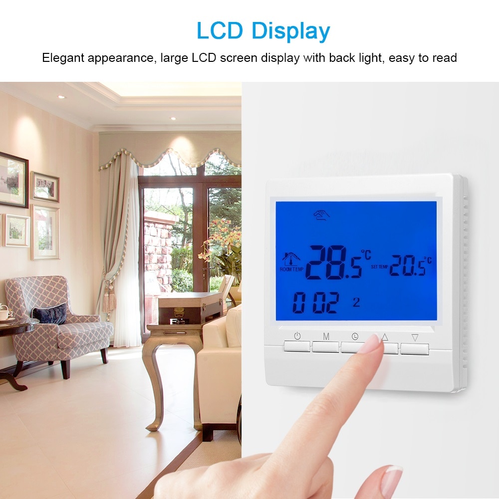 Wifi Thermostat Digital Temperature Controller Termostato APP Control Programmable Electric Floor Heating Thermostat Wifi