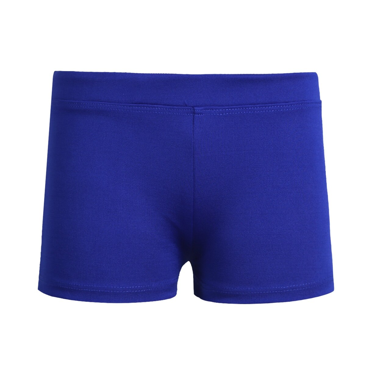 IIXPIN Girls Boy-cut Shorts Low Rise Activewear Dance Shorts for Yoga Sports Workout Gym Ballet Dance Costumes Leotard Ballet: Blue / 12