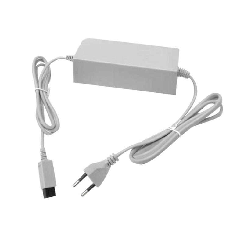 AC100-245V Input DC12V 3.7A Output Power Adapter Charger for Wii Console AC Power Adapter Cable Fit for Nintend Wii Console: EU Plug