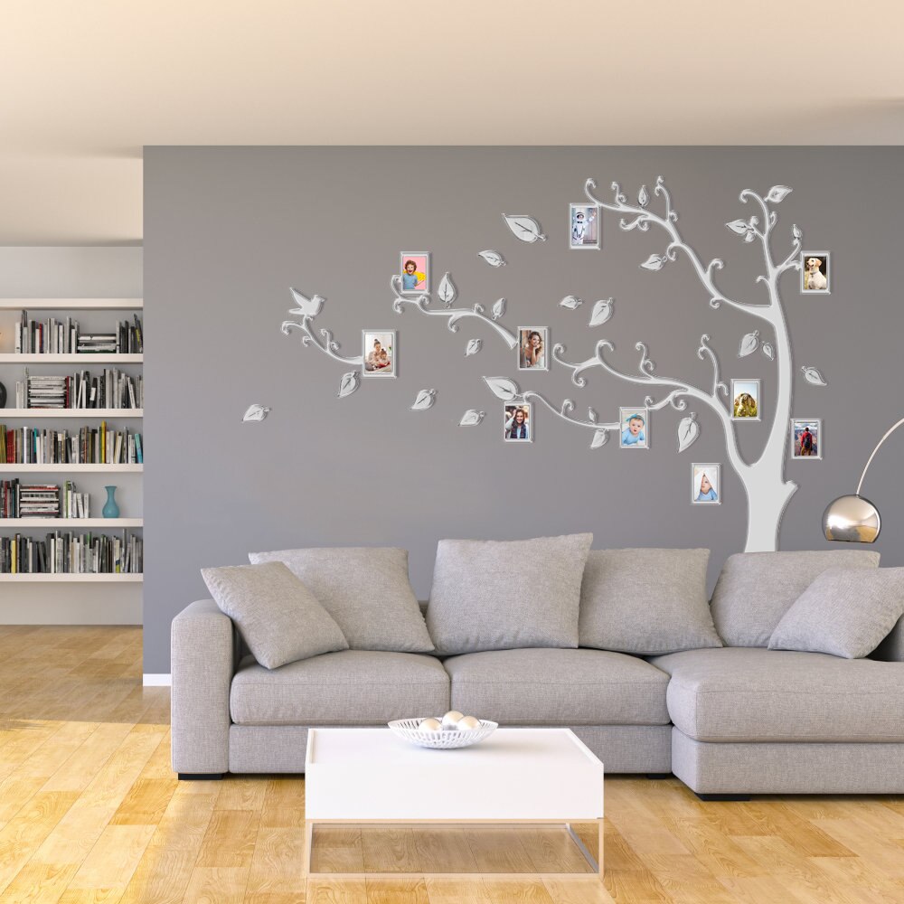 Large 3D DIY Photo Tree Acrylic Wall Decals/Adhesive Family Wall Stickers Mural Art Home Decor pegatina de pared