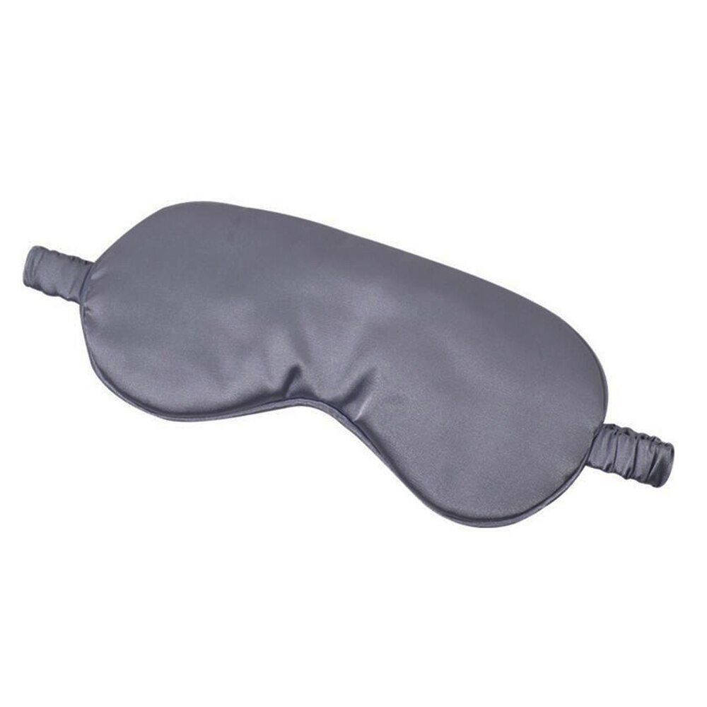 Máscara para dormir, máscara de olho de dormir 100% 3d, seda natural, máscara para os olhos, tampa macia e portátil, 20 peças venda dobrável: 20pcs gray