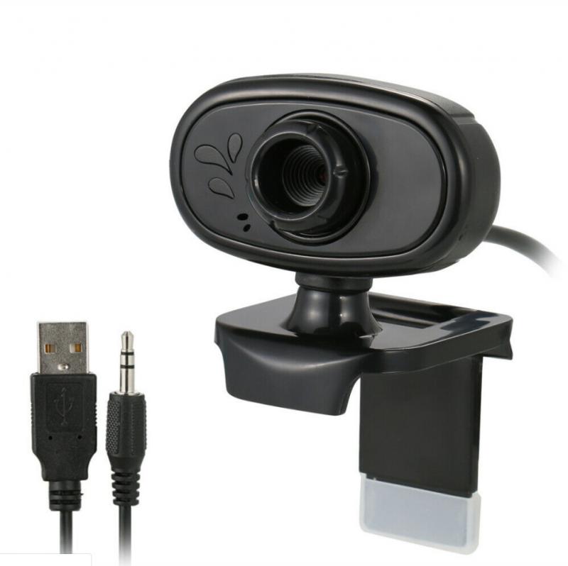 480P mini web camera built-in microphone 360 degree rotatable usb webcam clip-on for laptop computer desktop