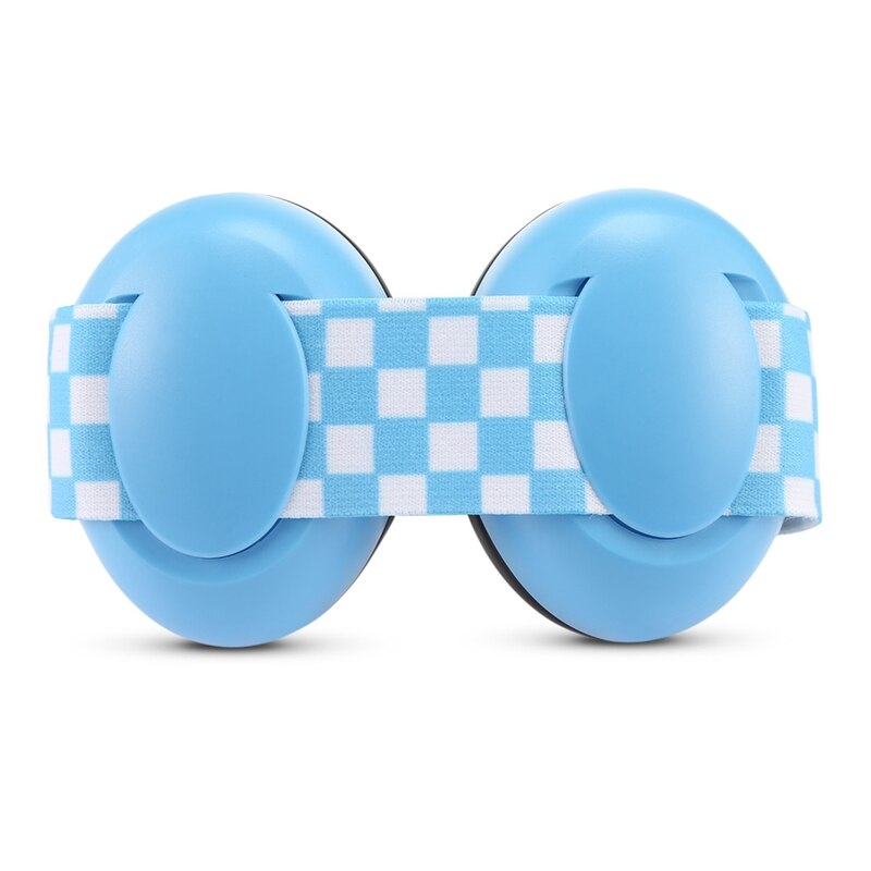 1 par baby høreværn mod støj elastisk rem høreværn baby høreværn lydisolerede høretelefoner høreværn-blå