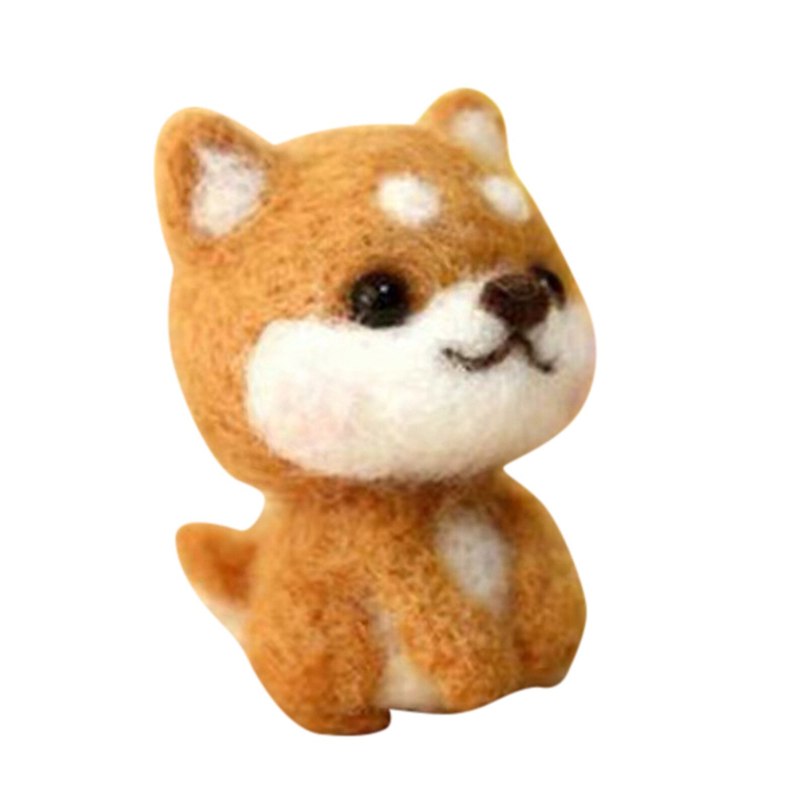 DIY Wool Felt Needle Felting Kit Raw Material for Adult Cartoon Animal Raw Material Cartoon Animal Wool Felt DIY for Adult