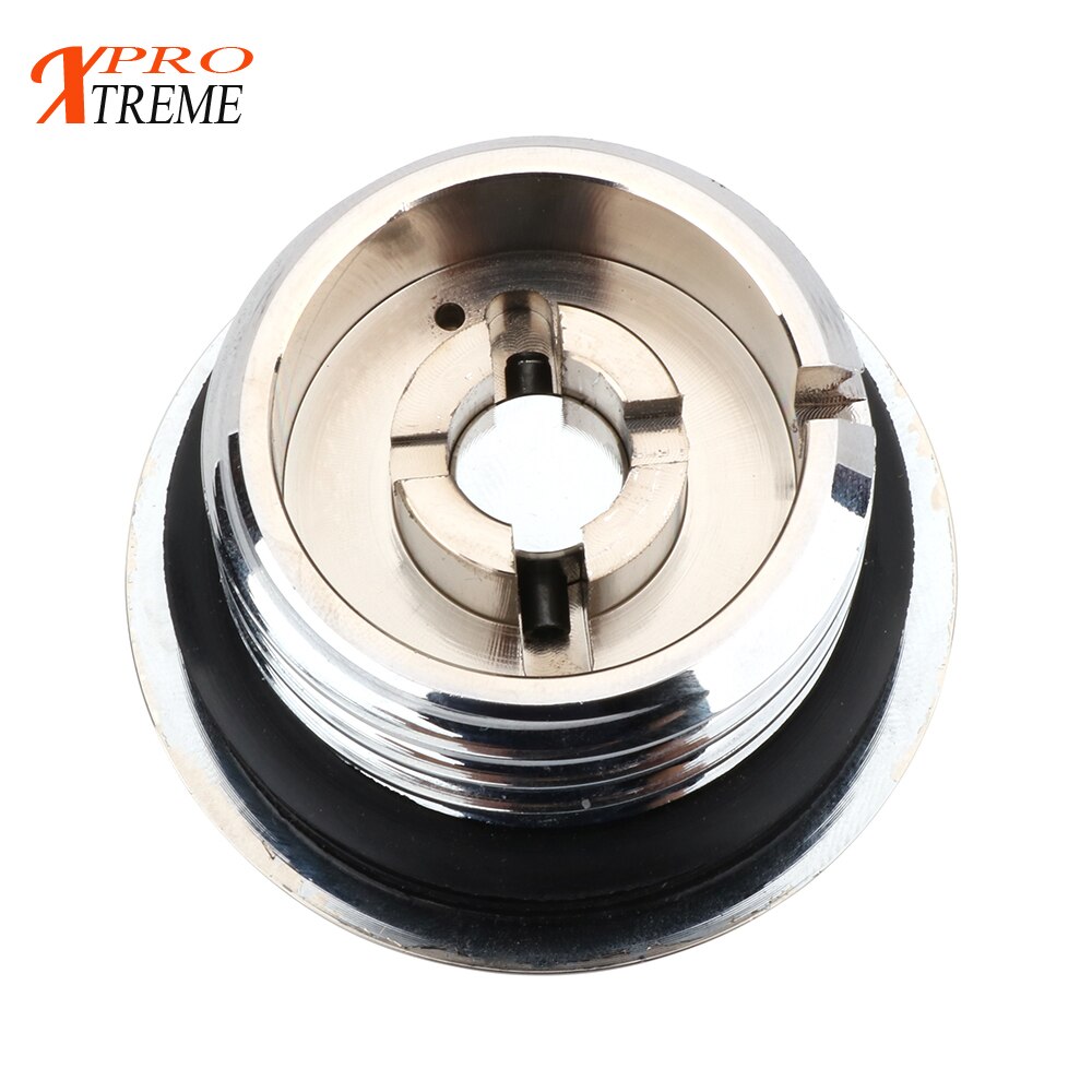 Aluminium Motorcycle Gas Cap Met O-ring Zwart Zilver Voor Harley Davidson Brandstoftank Cover 1 Pc