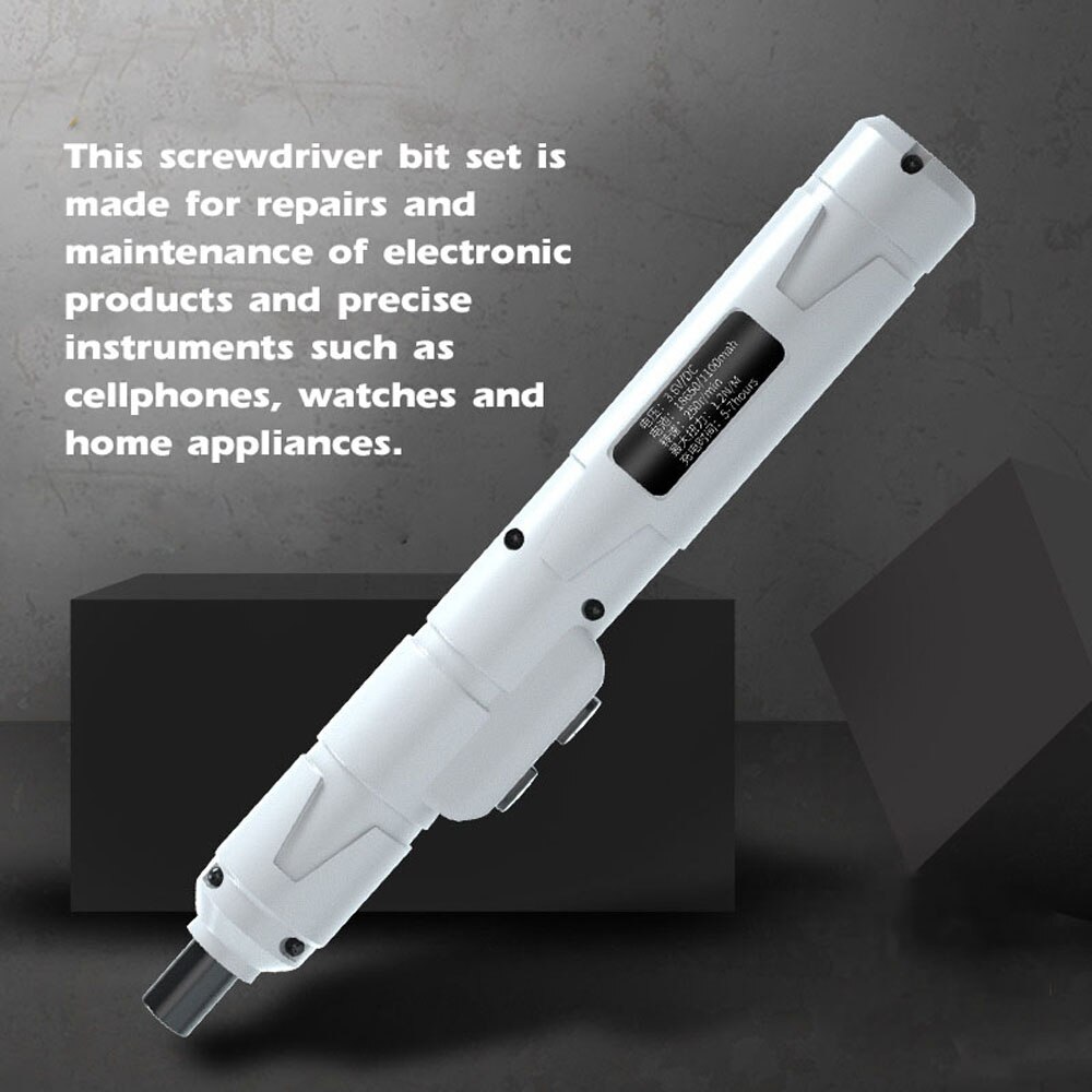 Cordless USB Rechargeable Electric Screwdriver Mini Power Tool Multifunction Screw Driver for Repairing Clock Electronic Device