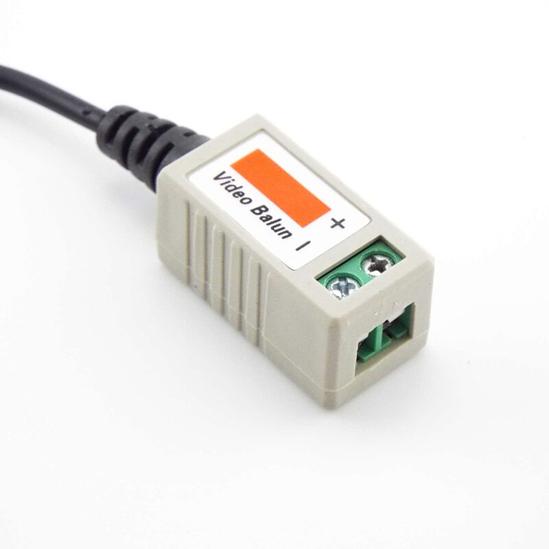 10pairs (20pcs) 3000FT Distance UTP Video Balun Twisted CCTV Balun Passive Transceivers BNC Cable Cat5 CCTV camera Adapter E14