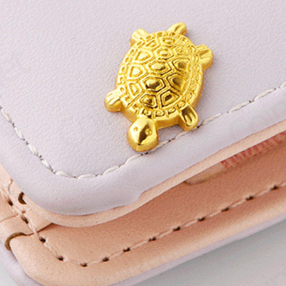 Amuleto de la suerte aleación portátil Mini chapado simulación teléfono móvil tortugas doradas simulación tortuga accesorios mascota Decoración