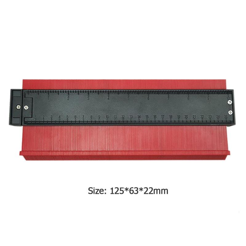 20 Inch Plastic Profile Copy Gauge Contour Gauge Duplicator Tiles Wood Marking Tool Tiling Laminate Tool Floor Measuring Tool: 10 Inch