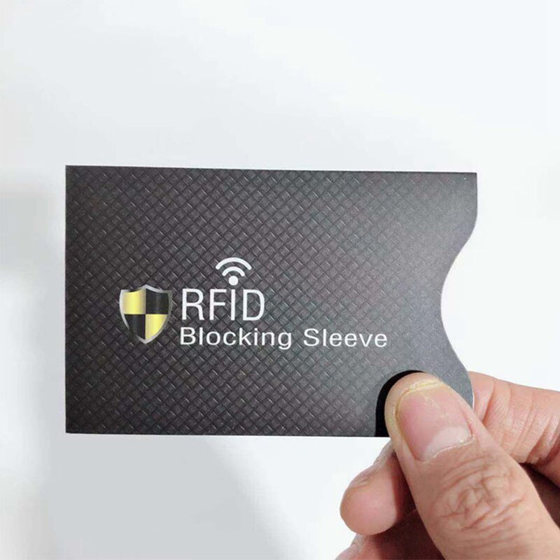 Funda protectora antirrobo para tarjetas de crédito RFID, funda protectora para tarjetas bancarias, 1 unidad