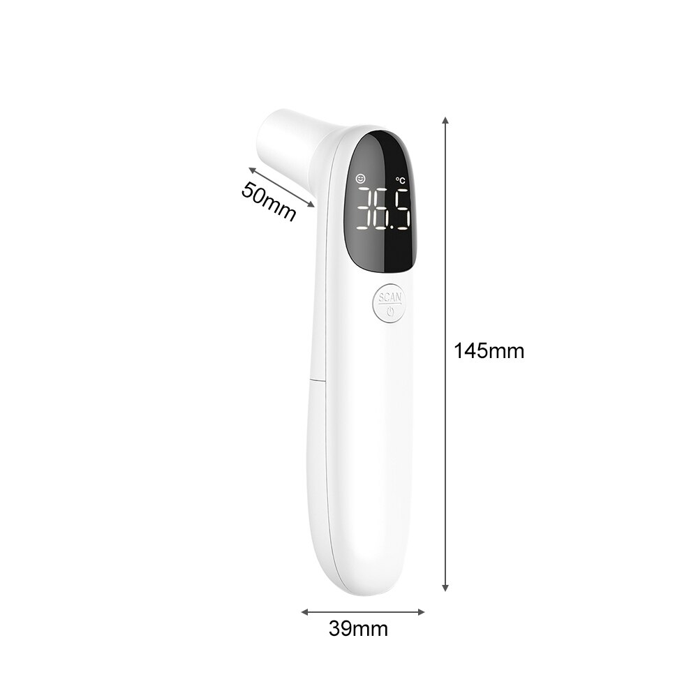 Body Thermometer Non-contact Ir Infrarood Voorhoofd Temperatuurmeting Digitale Infrarood Koorts Oor Thermometer: Default Title