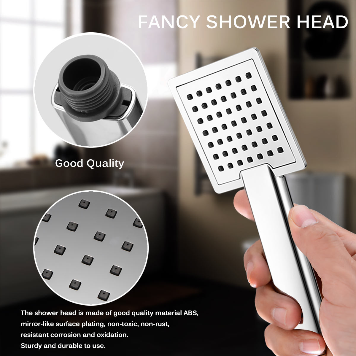 Showerheads 12 inch Square Rainfall Shower Head St... – Vicedeal