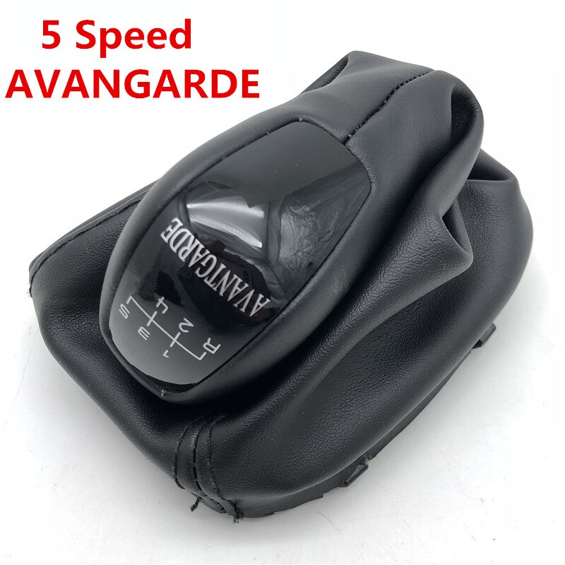 Mt 5 gear 6 gear bil skift gear knop med pu læder bagagerum cover case til mercedes benz c klasse  w203 c203 avantgarde elegance: 5 hastighed avangarde