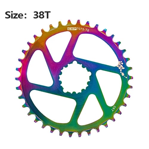 BXT 32T 34T 36T 38T vtt vélo de route manivelle en alliage d'aluminium roue à chaîne simple plaque plateau pour gx xx1 X1 x9 GXP: Bourgogne