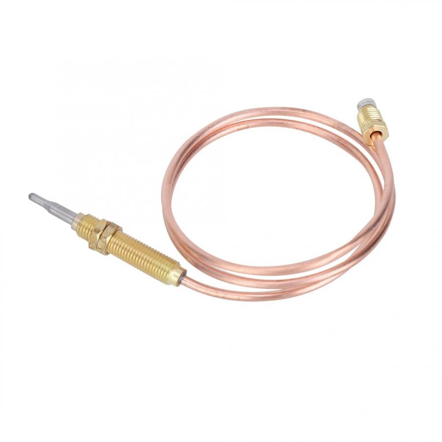 M8 Thread Heating Gas Burner Thermocouple Probe 600mm for Fireplace BBQ Grill Cable Thermocouple Oven Temperature Sensor