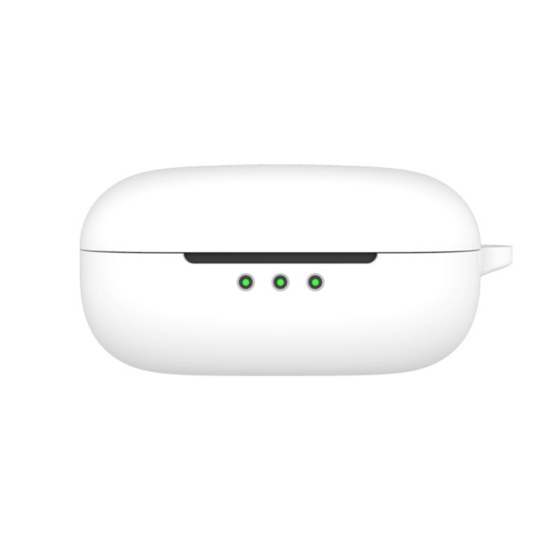 Voor Earfun Air Pro 4 Oortelefoon Cover Draadloze Oordopjes Siliconen Shell Behuizing Flexibele Case Waterdichte Huid Beschermer Case: WHITE