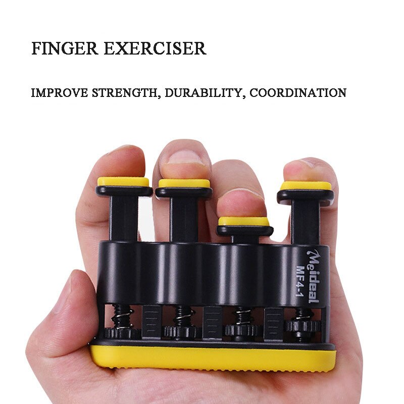 finger trener finger styrke hånd trening, justerbar styrke styrketrening piano gitar finger styrke trener