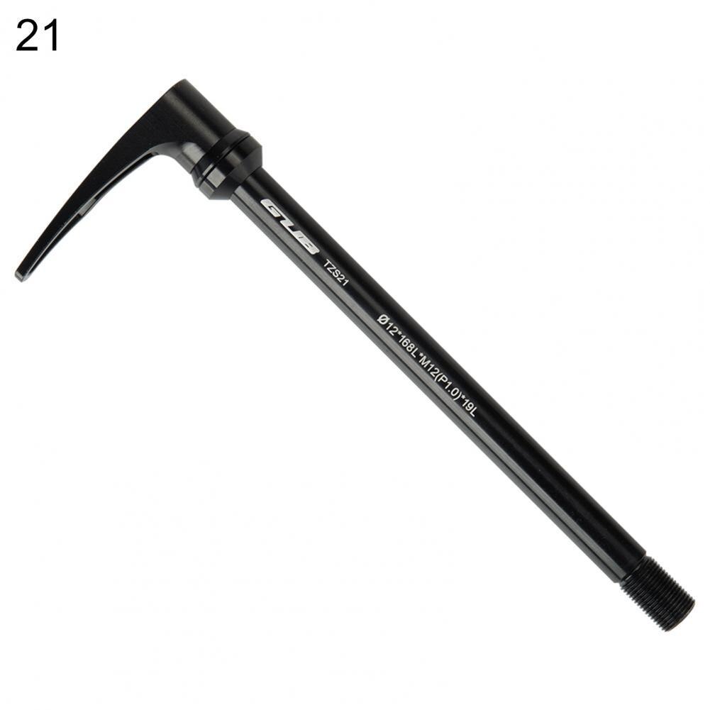 360 Degrees Rotation Rear Tube Shaft Rear Thru Axle Corrosion Resistant Road Bike Unfading Practical Hubs Skewers: 21