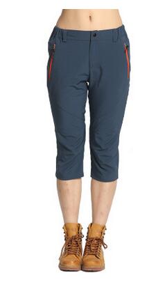 Wandern kurze Hose frauen: grau / L